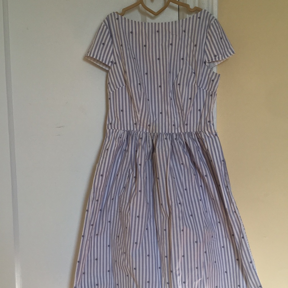 1901 Boatneck Polkadot Dress